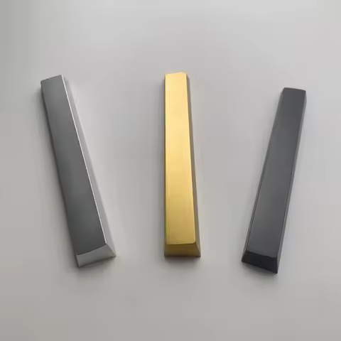 ECHOME Metal Spacebar Simple CNC Matte Custom Aluminu Keyboard Cap 6.25U OEM Profile Artisan Keycap for Mechanical Keyboard