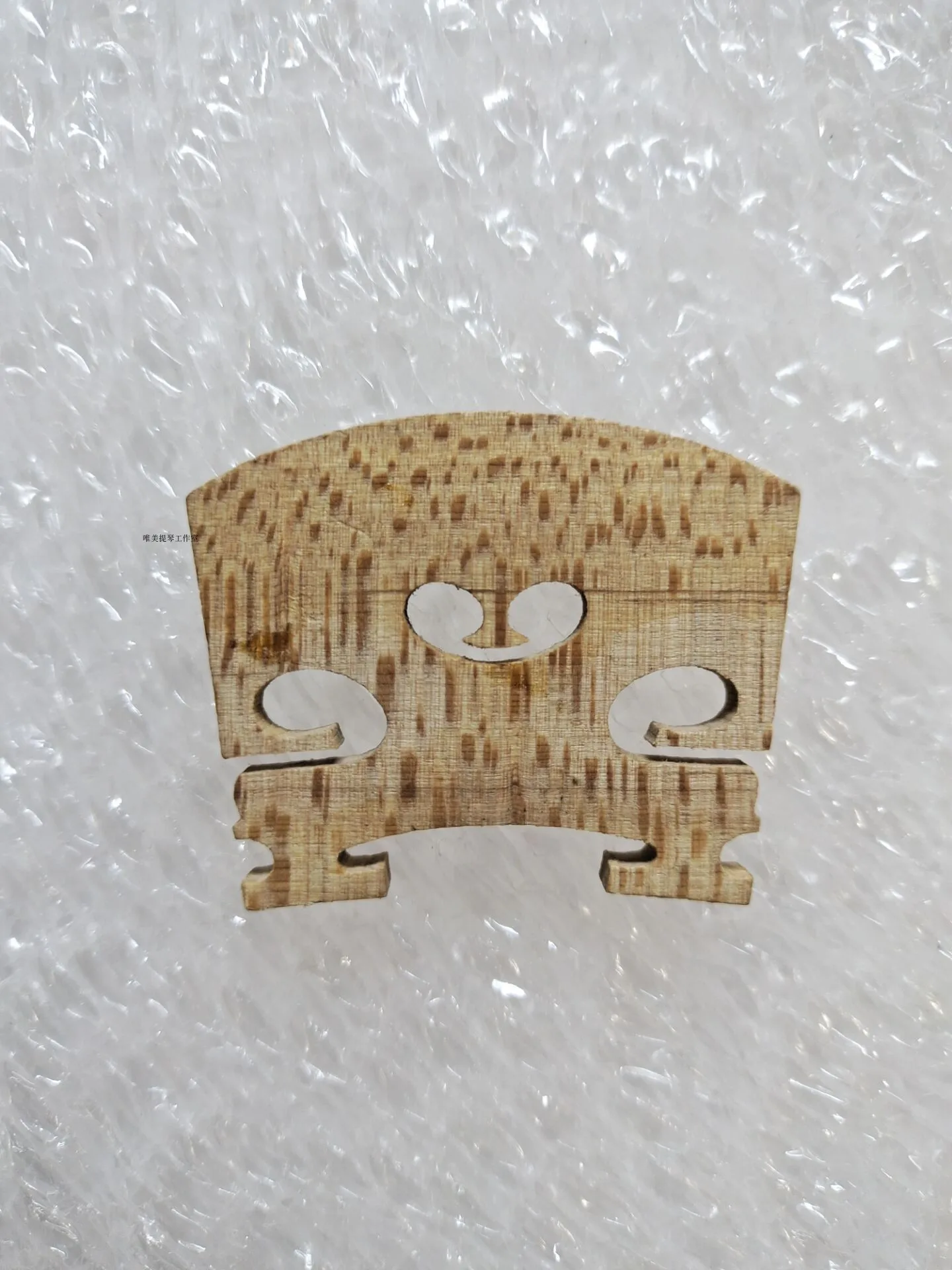 French AUBERT violin Bridge 4/4  , violino Bridge wood ray good, Insert E A String Violin Bridge Accessories