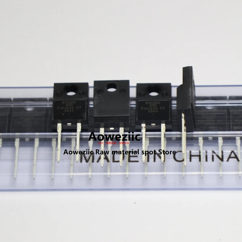 Aoweziic 2016 + 100 ٪ جديد المستوردة الأصلي BYC20X-600 BYC20X600 TO-220 الانتعاش السريع ديود 20A 600 فولت
