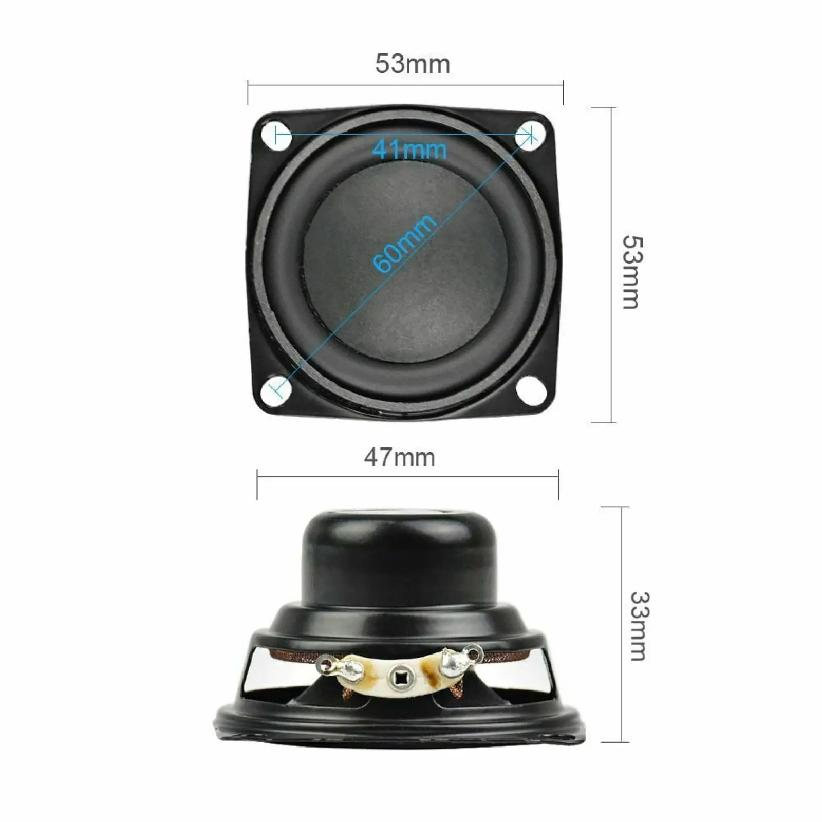 Imagem -06 - Jbl Alto-falante Bluetooth Portátil Alto-falante de Gama Completa Amplificadores Domésticos Faça Você Mesmo Carga 53 mm Ohm 10w Pcs