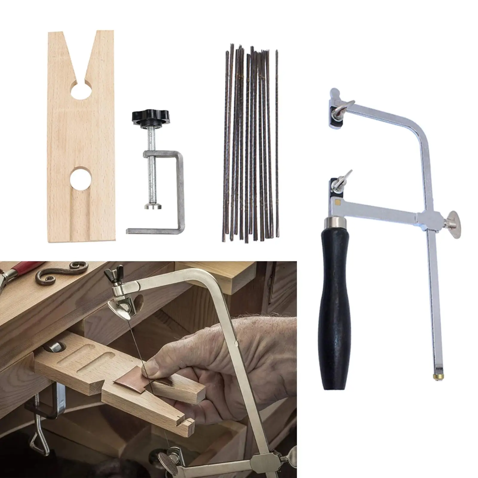 Jeweler's Saw Adjustable with 144 Professional Jewelry Making Kit