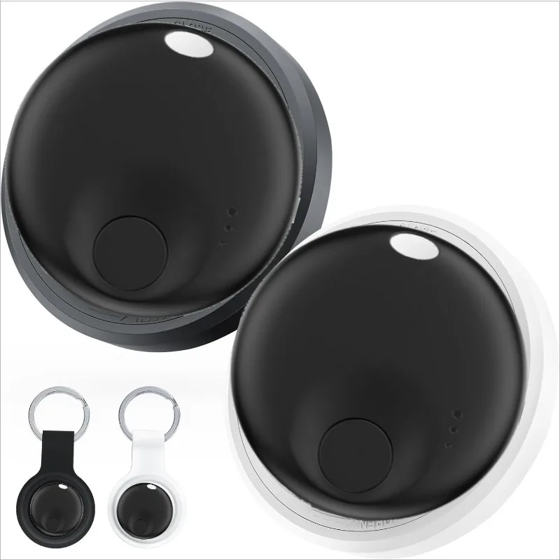 1/2/4Pc wesolvet Mini Car Locator Anti-lost Wallet Keychain Smart Tag Tracker Key Item Finder Use Find My (IOS Only)