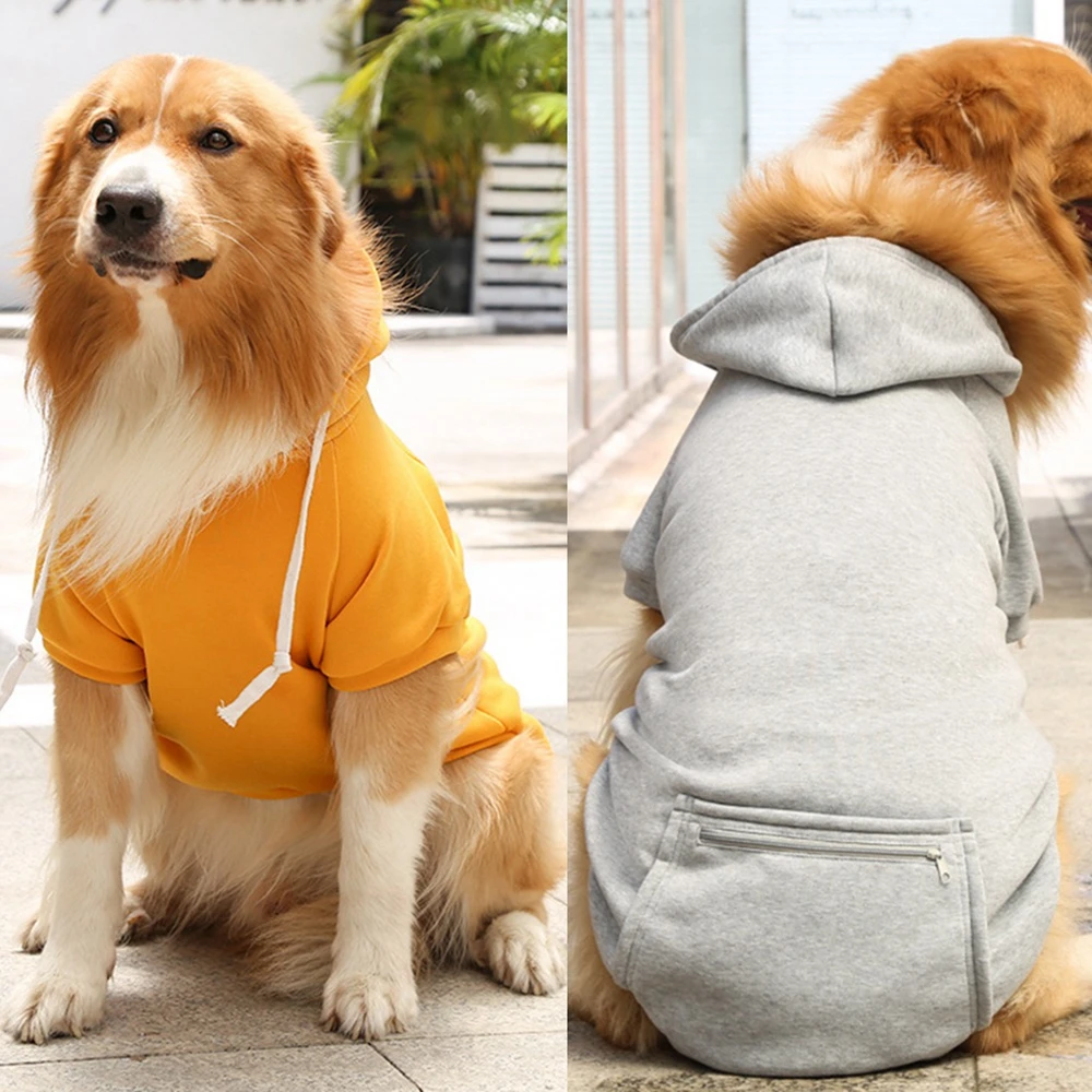 Dog Hoodies Fall Dog Puppy Sweatshirt Soft Warm Sweater Winter Hooded Clothes for Small Medium Large Dogs Cats