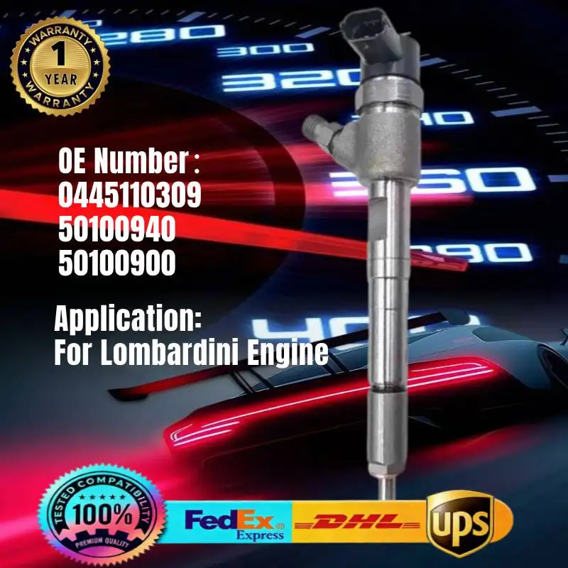 

Fuel Injector Nozzle 50100940 50100900 0445110309 Common Rail Injector for Lombardini Engine