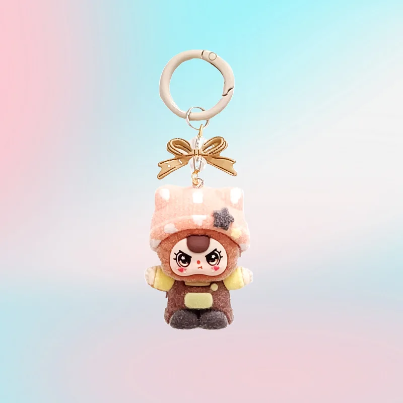 جديد سلسلة مفاتيح صغيرة الكرتون الإبداعية ثلاثية الأبعاد دمية الطلاب المدرسية قلادة سيارة مفتاح سلسلة النساء الرجال يعرض 2025 #6