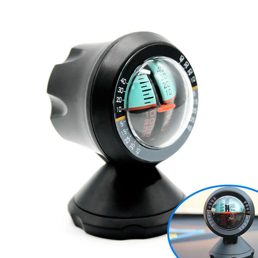 Outdoor Measure Tool Vehicle Compass Multifunction Car Inclinometer Slope Car Compass Automotive Interior Accessories