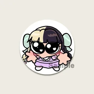 Runde Emblem -Handgefertigte Sängerin Melanie Martinez Broschen für Rucksackkothäden Accessoires HD -Druckstifte Dekoration Geschenke 12 Hauptverkaufskette Melanie Martinez - №9