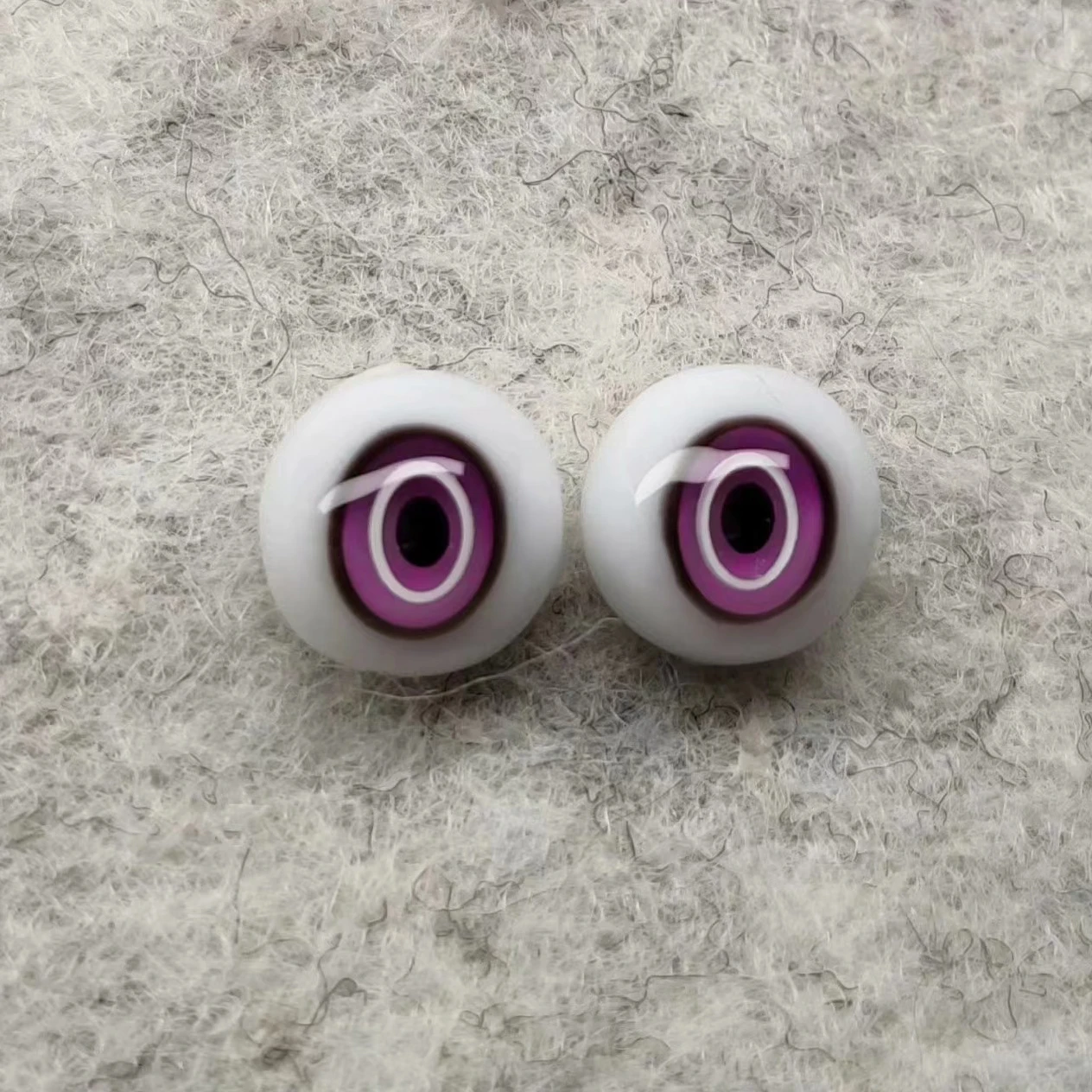 Puppenaugen aus Harz, Anime-Augen 6/8/10/12/14/16/18/20/22/24mm, DIY Handgefertigtes Puppenzubehör, Augenbälle, Gipsaugen, Anpassbar – Detail 3