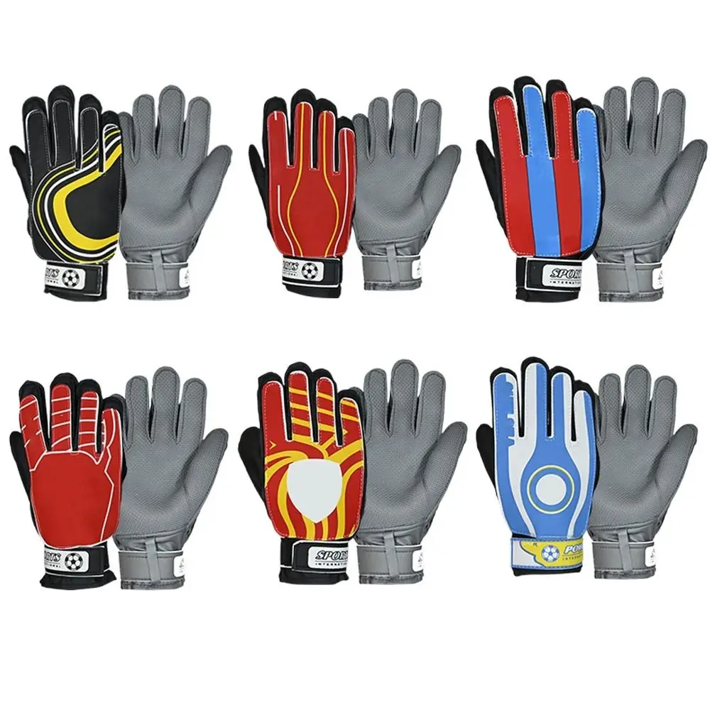 

1 Pair Anti-Slip Kids Goalie Gloves Wear Resistant Finger Protection Goalkeeper Gloves Major Adjustable Adult/Children/Kids