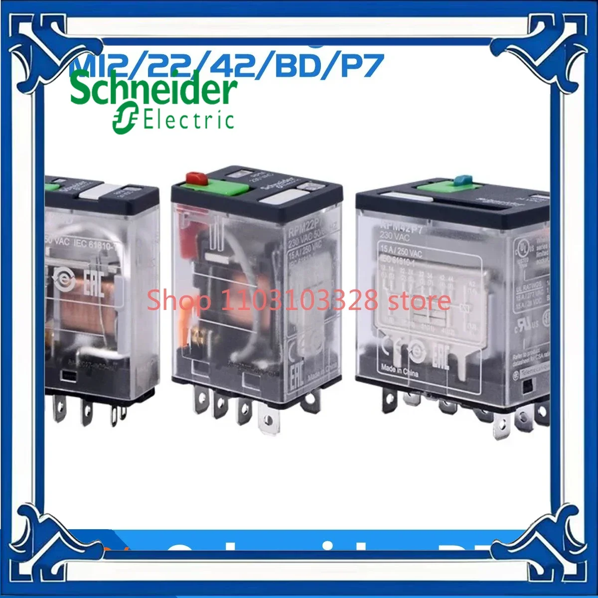 

5PCS Schneider Relay RPM12BD RPM12P7 RPM22BD RPM22P7 RPM42BD P7 RPZF1 RPZF2 RPZF4 RELAY+LTB+LED 24VDC 230VAC 100%-new-original