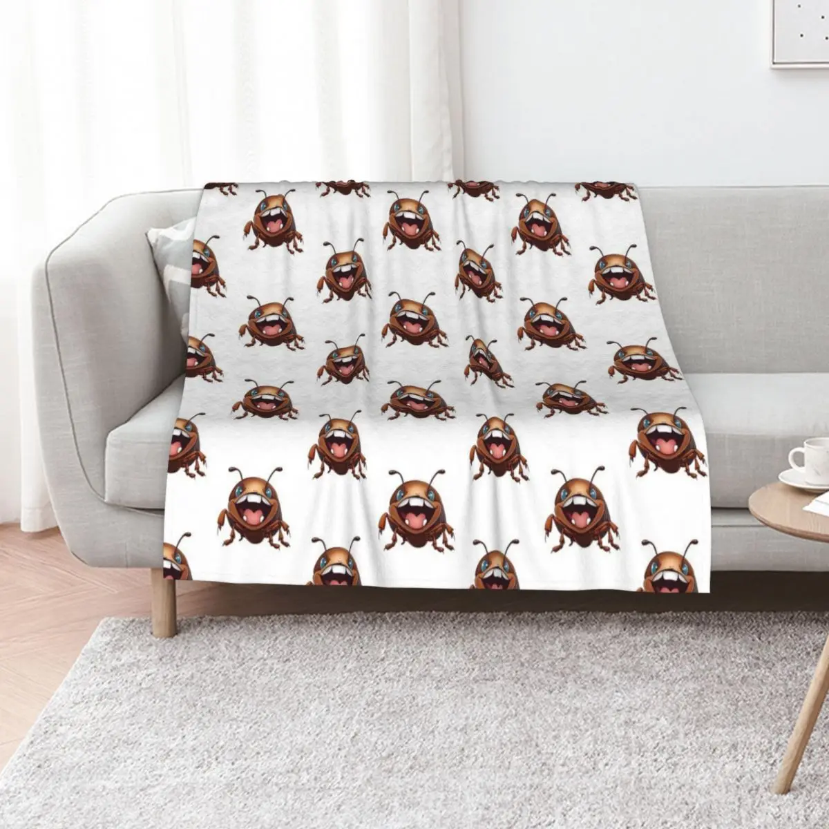 

cockroach, smiling cockroach, worm, disinfestation, rodent control, Throw Blanket Decorative Throw Thin Furry Blankets