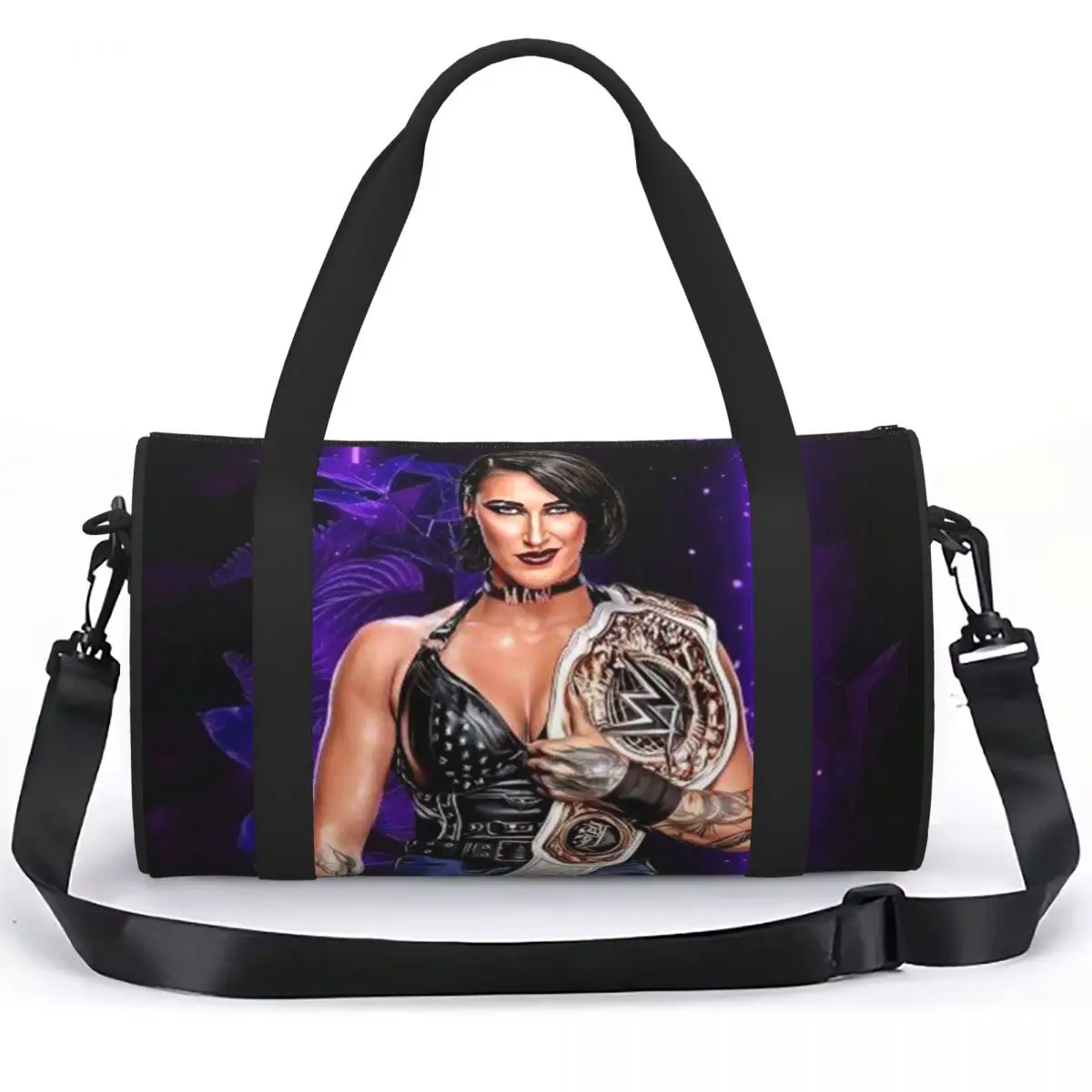 She Is My Mami! Rhea Ripley Bootleg WrestlerLuggage Bag Multi-Functional Duffle Tote Bag Handbags Gym Bags Fitness