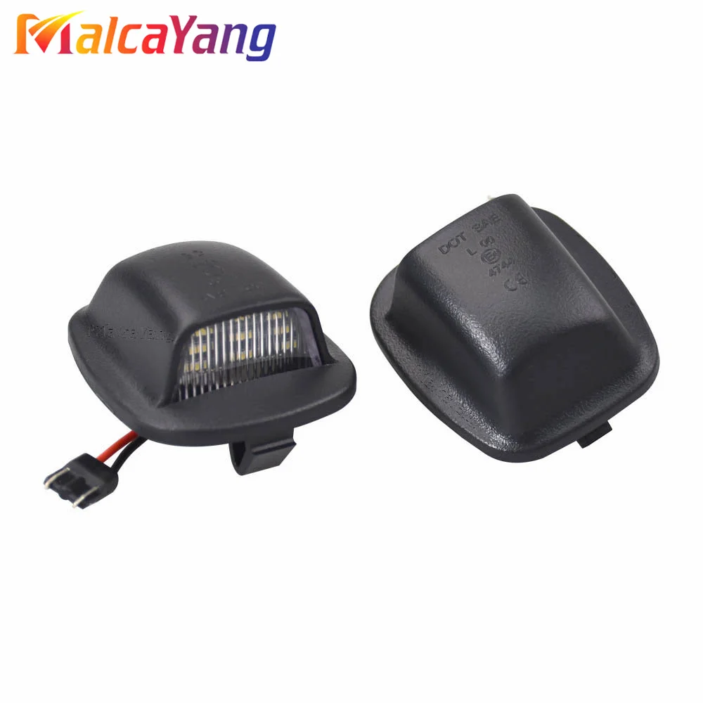 ضوء لوحة ترخيص LED لنيسان إكستيرا (رونيز) WD22 لفرونتير نافارا/NP300/ D22 2 قطعة مصابيح لوحة أرقام بيضاء حمراء