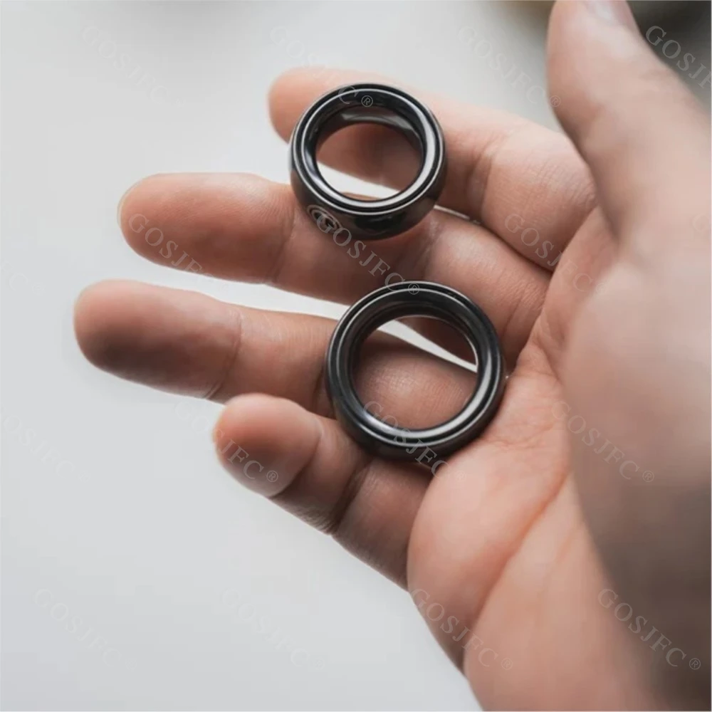 LAUTIE Monteur I Zirkonium Legering Fidget Ring EDC Spy Wars Serie Ring Spinner Stress Relief Speelgoed Fidget Speelgoed Voor Volwassenen