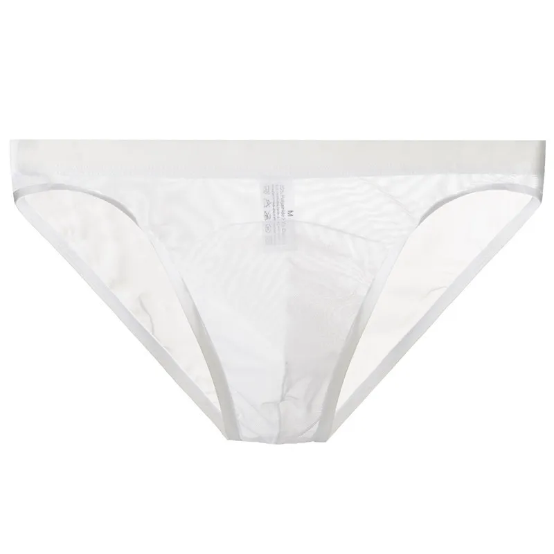 Mens Transparent Low Waist Breathable Pouch Briefs Underpants Underwear Lightweight and Suitable for Year Round Use