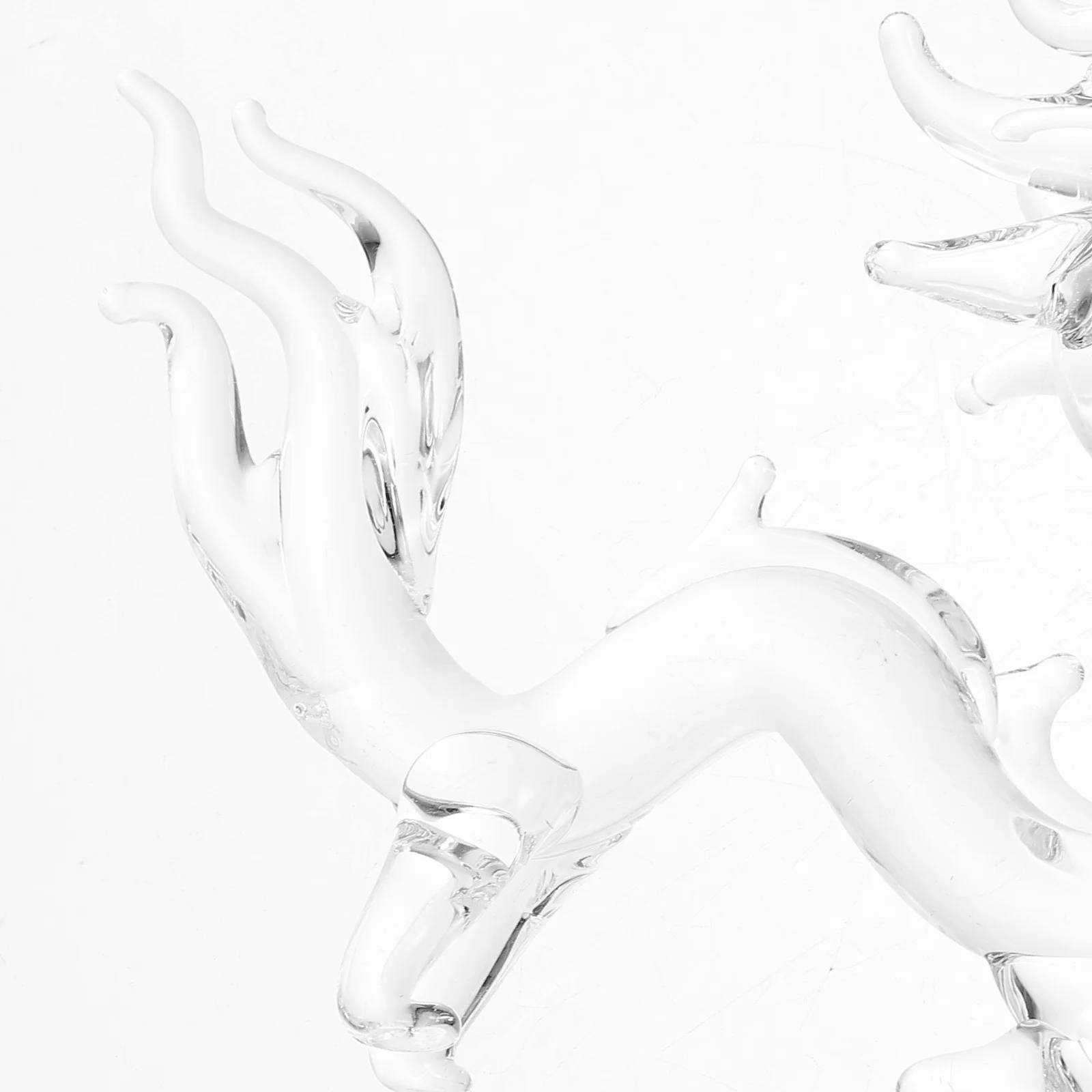 

Elegant Crystal Dragon Sculpture Mini Desktop Decor Zodiac Dragon Statue for Living Room Cabinet Display Crystal Crafts Decor