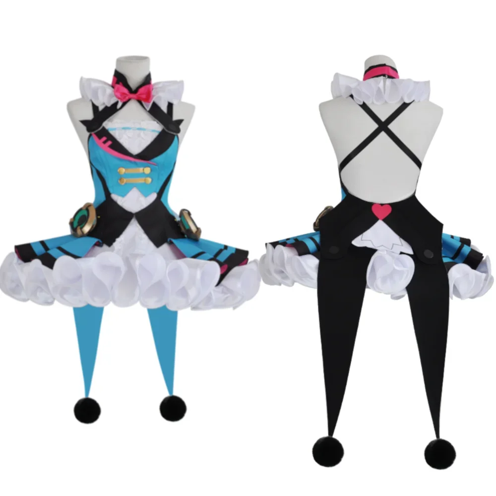 Miku السحرية ميراي 2019 تأثيري حلي 2025 رائجة البيع Miku الأزرق المرحلة فستان أنثى زي لعبة أنيمي