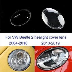 For Volkswagen VW Beetle 2004-2010 2013-2019 Headlight Shell Headlight Cover  Lampshade Plexiglass Lamp Shell Light Shade Lens