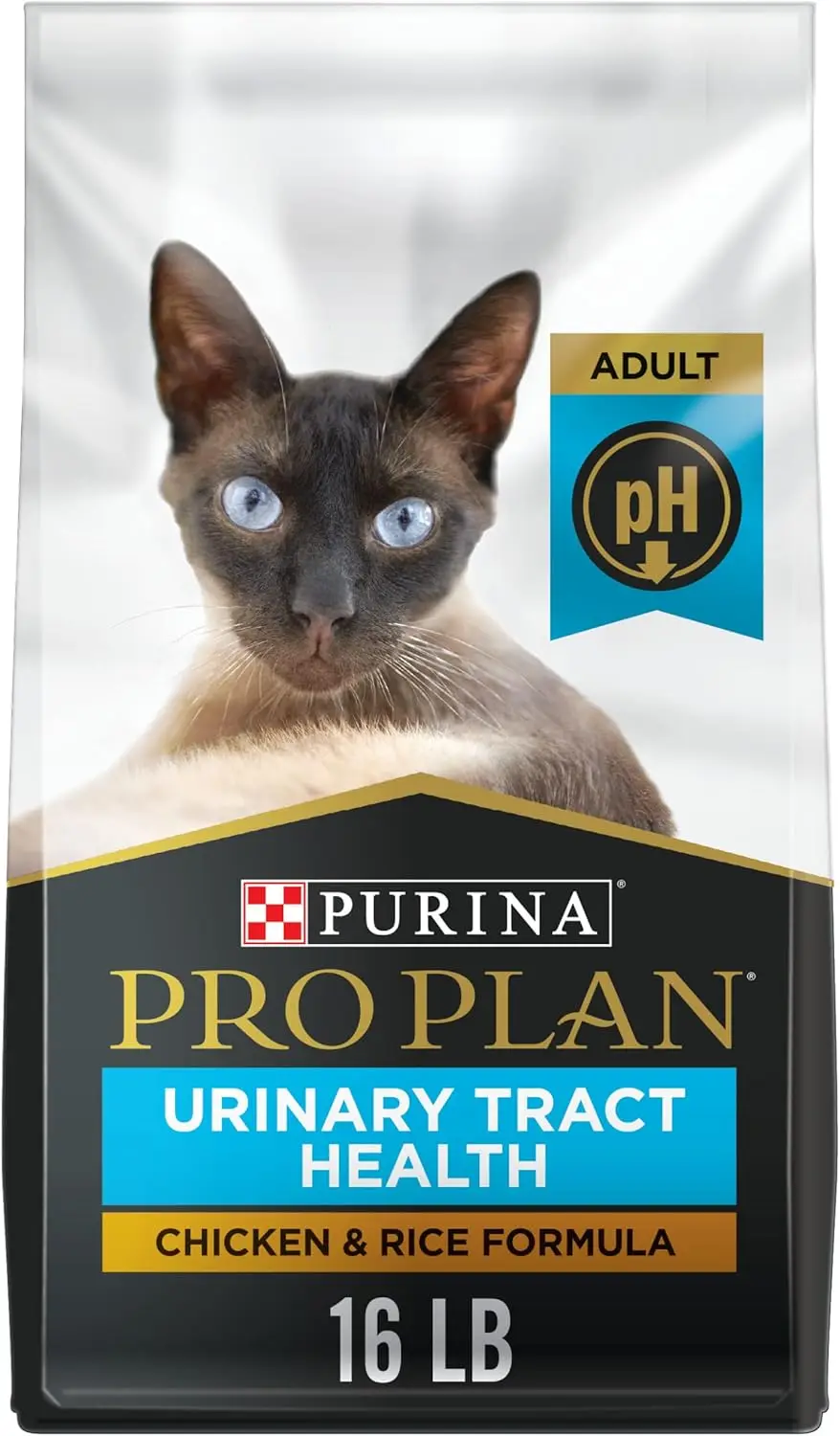 

Корм для кошек Pro Plan Urinary Tract, формула с курицей и рисом - 16 фунтов. Сумка