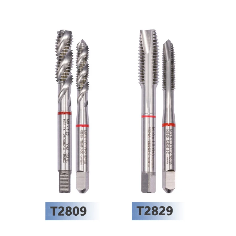 Spiral Screw Tap T2809 T2829 Korean YG Thread Taps M5 M8 M1.6 M2 M2.5 M3 M4 M6 M7 M10 M12 M14 Stainless Steel Special Apex 1pcs