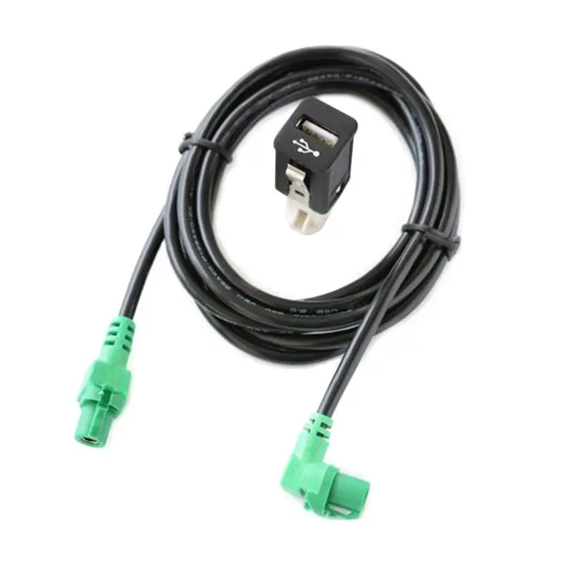 Wearproof Car USB Socket Switch Harness for  E60 E81 E70 E90 F12 F30 F10 F25 Power Equipment H9EE