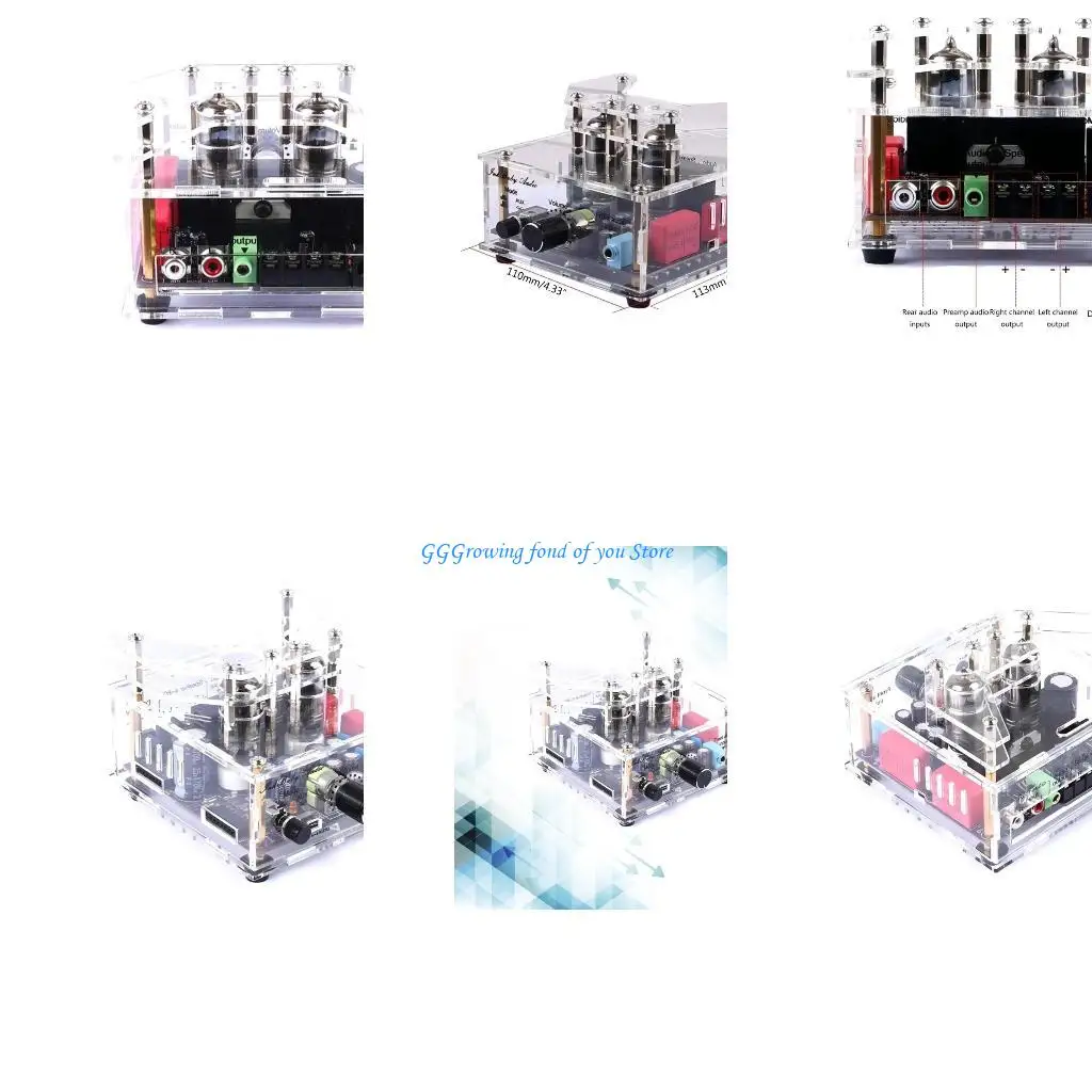 لوحة مكبر للصوت H9EB 35Wx2 DC12V وحدة مكبر صوت متوافقة مع البلوتوث