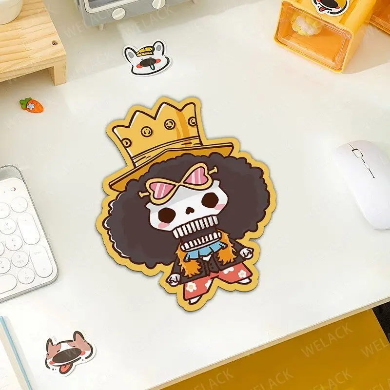 Picture 4: One Piece cartoon anime character cute mouse pad Japanese-style non-slip mouse pad two-dimensional Zoro laptop keyboard mat