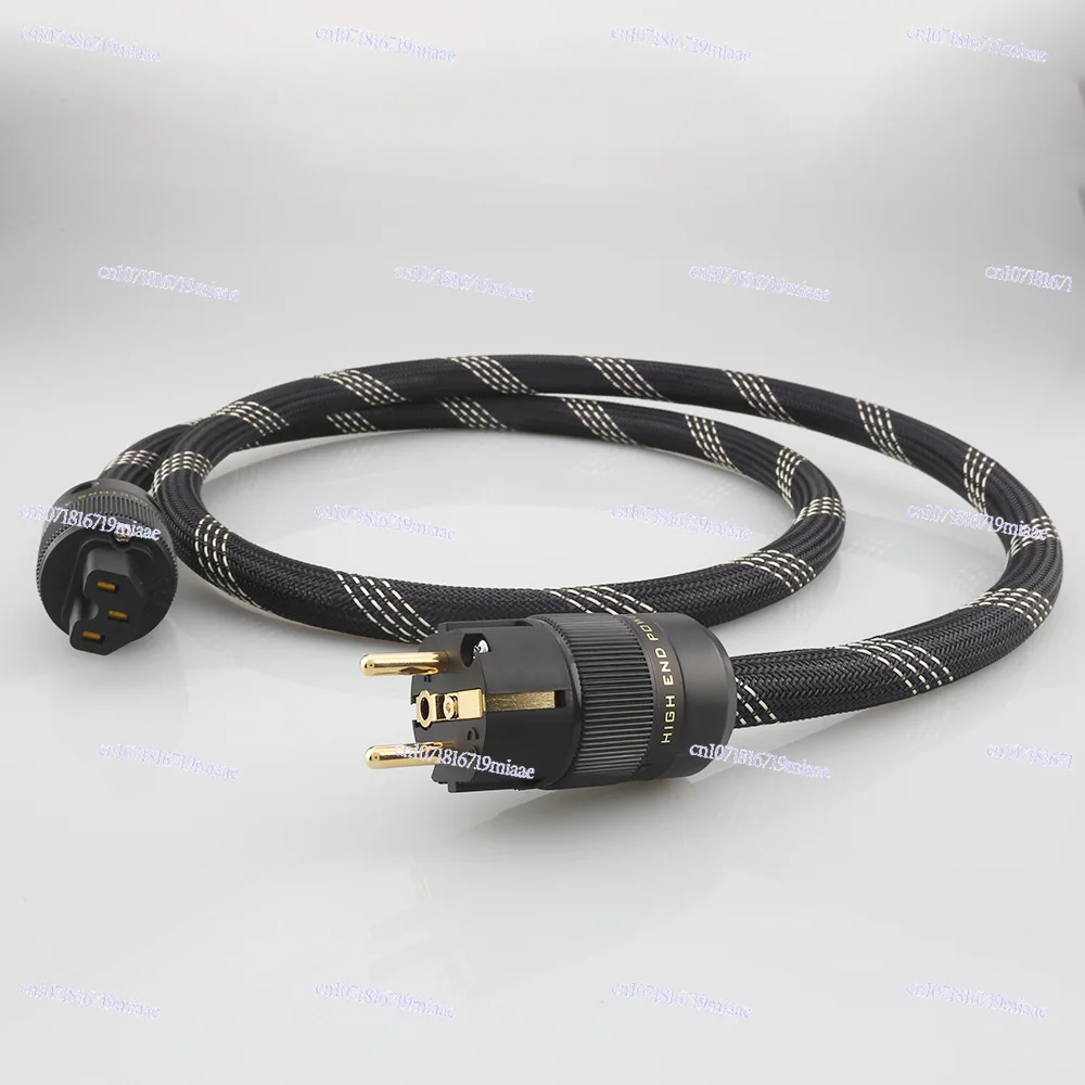 P101 Oxygen-free Copper European Standard Power Cord Audiophile Grade Audio Power Amplifier Bile Machine European Standard
