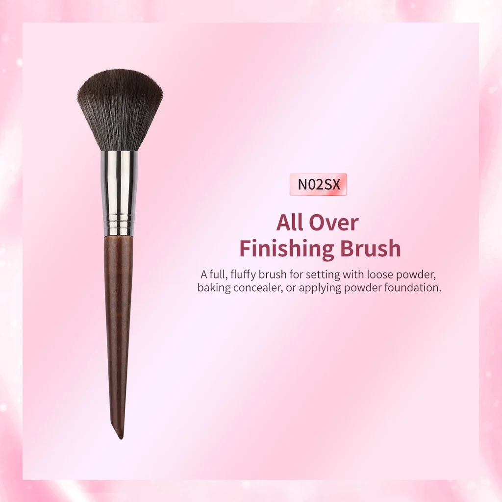 فرشاة بودرة عالية الجودة من OVW، فرشاة أحمر الخدود الصناعية فائقة النعومة، أداة مزج كاملة للوجه #6