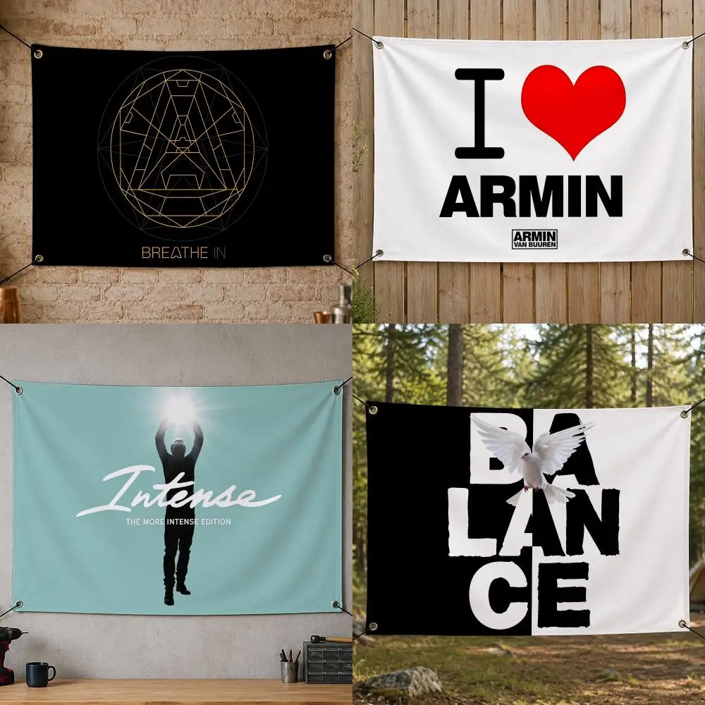 DJ A-Armin Van Buuren Breathe In Flags Flag Banner for Bedroom Dorm Party Home Living Room Game Room Gift