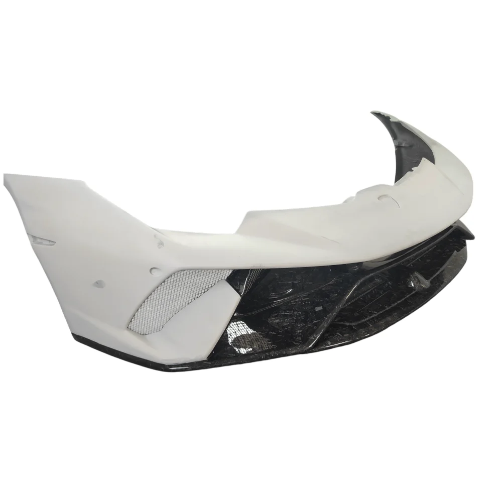 P-style Resin Primer+forged Carbon Fiber Body Kit for Lamborghini Huracan LP610 Upgrade, Front Bumper Upgrade Kit