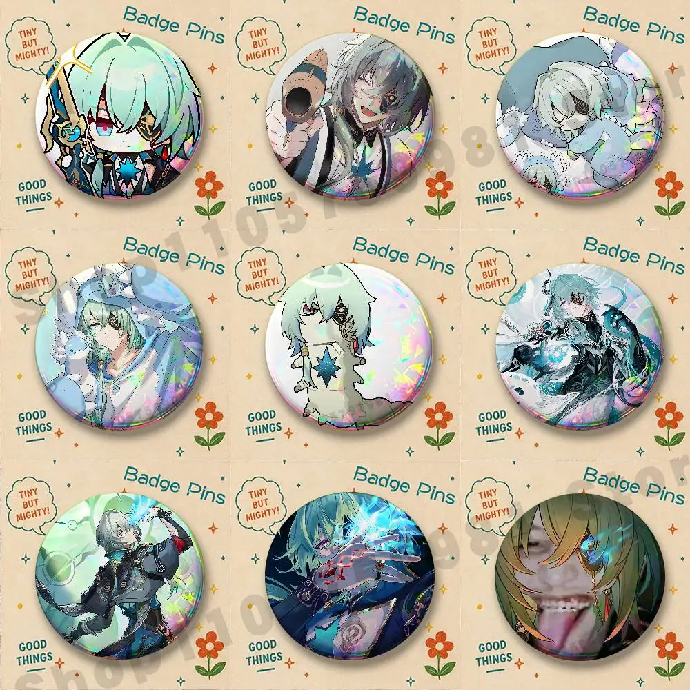 The Grand Performer Anaxa Enamel Pins Badge Round Brooch for Backpack Decor Accessories 25/32/44/58/75mm