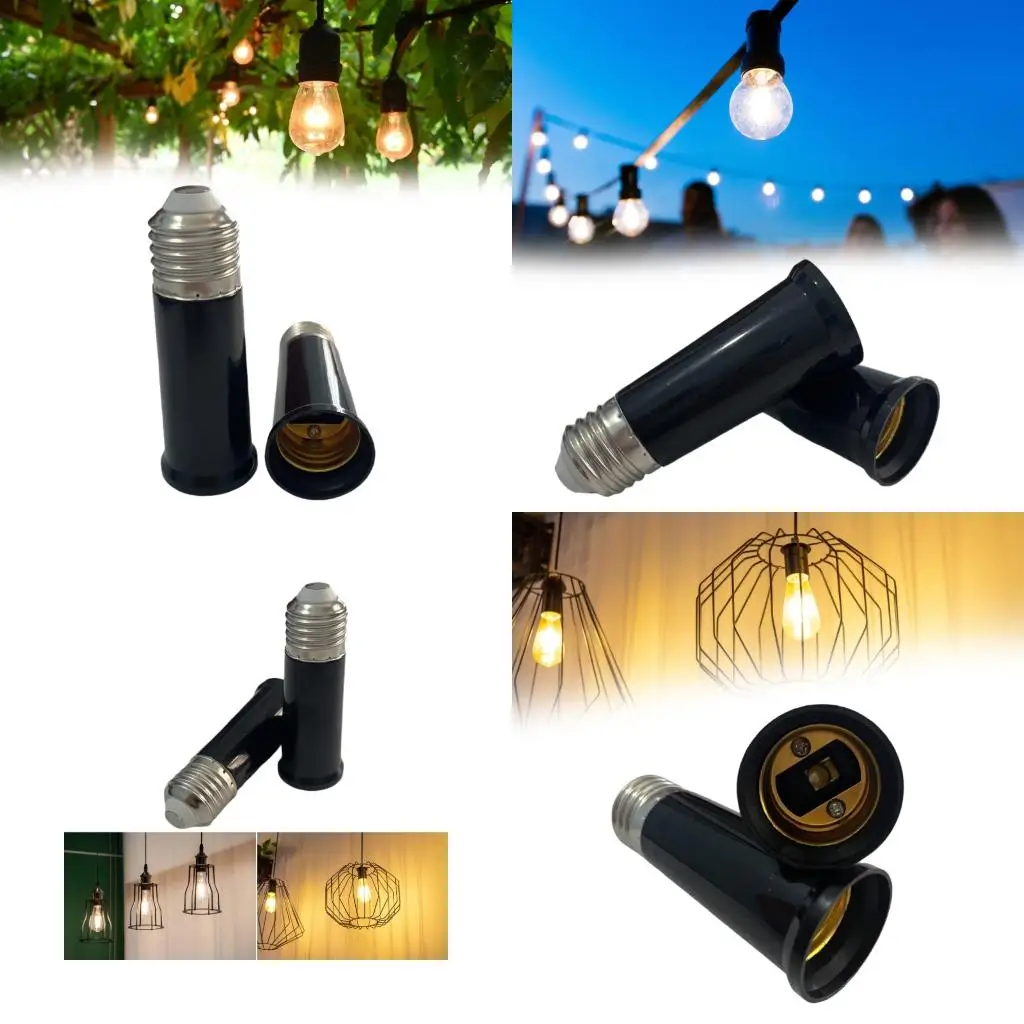 

E27 Lamp Base 95mm Long Plastic Port Heat Resistant Substance Safe Licensed For Profound Device Applications high quality