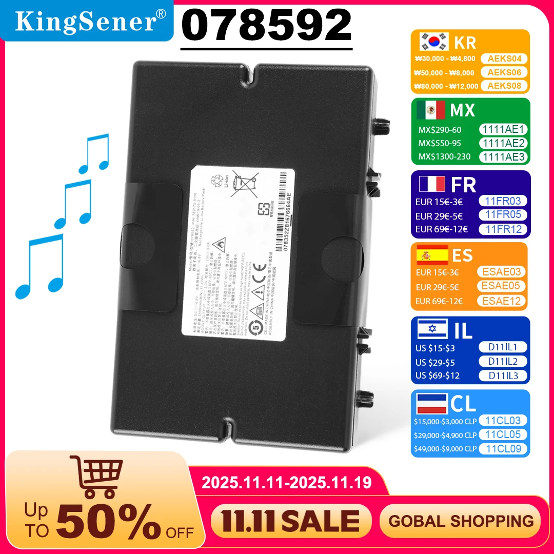 

078592 789175 Rechargeable Li-ion Battery For BOSE S1 Pro Bluetooth Speaker 789175-0110 789175-0100 789175-0010 4INR19/66-2