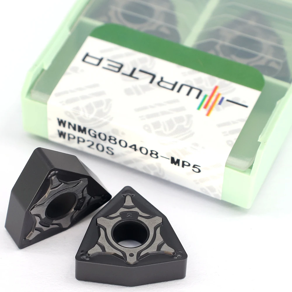 WNMG080408 herramienta de torneado externo de alta calidad, cortador de torno CNC para acero, MP5, WPP20S, WPP20G, WNMG 080408