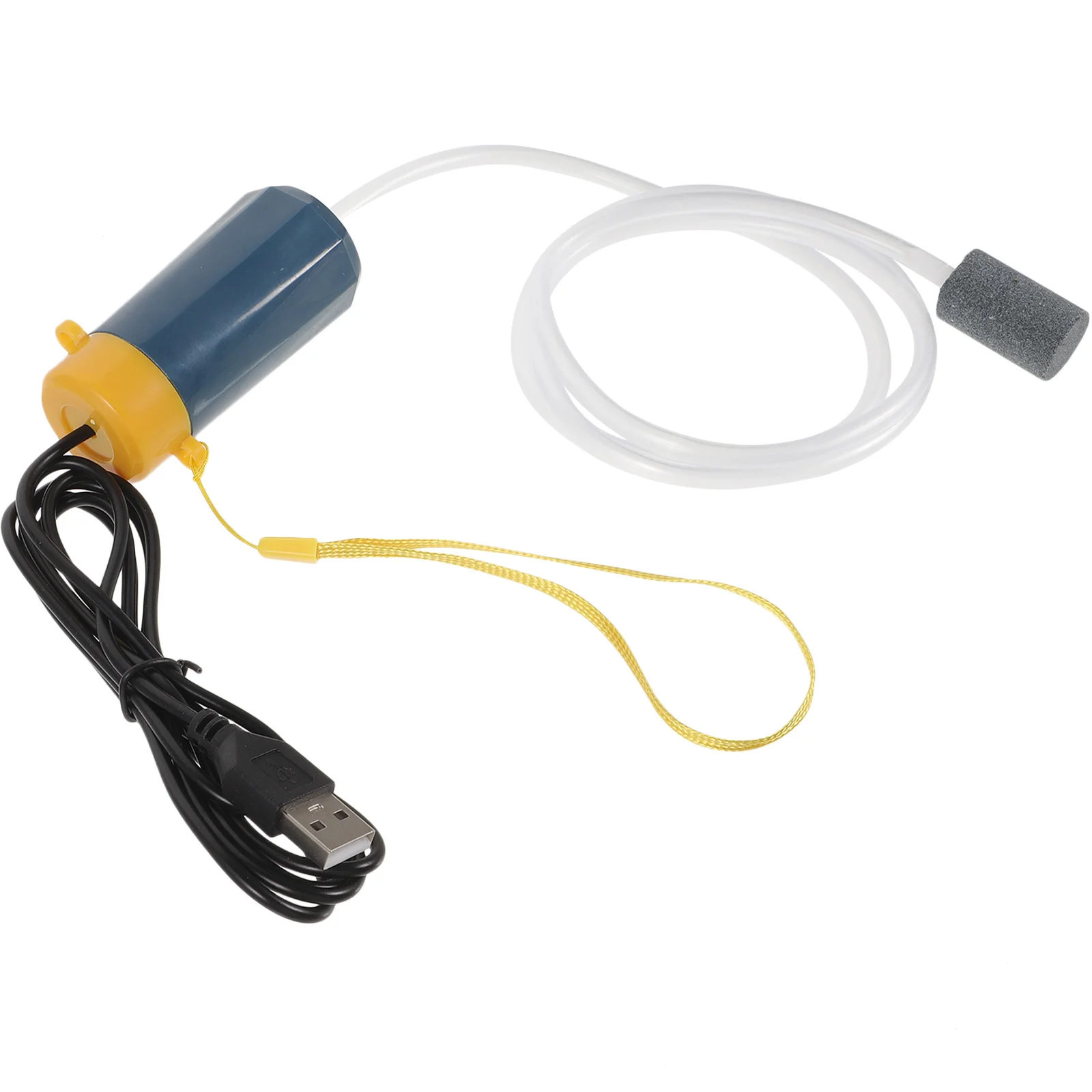 

Portable USB Aquarium Air Pump Silent Fish Tank Oxygen Aerator Oxygenation Pump Durable ABS Material Ideal for Bedroom Office