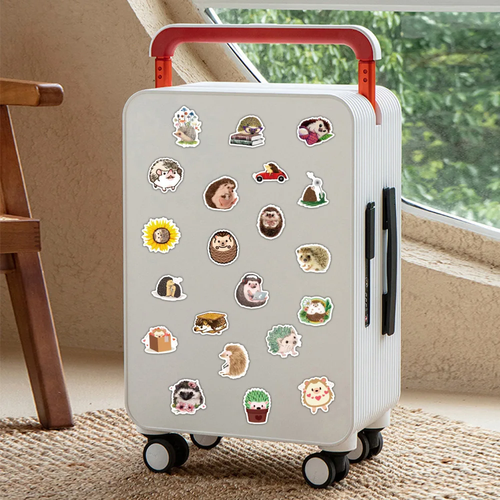 10/30/50PCS Little Hedgehog Stickers Cartoon PVC Waterproof Sticker for Laptop Phone Case Skateboard Luggage Freddy Stickers