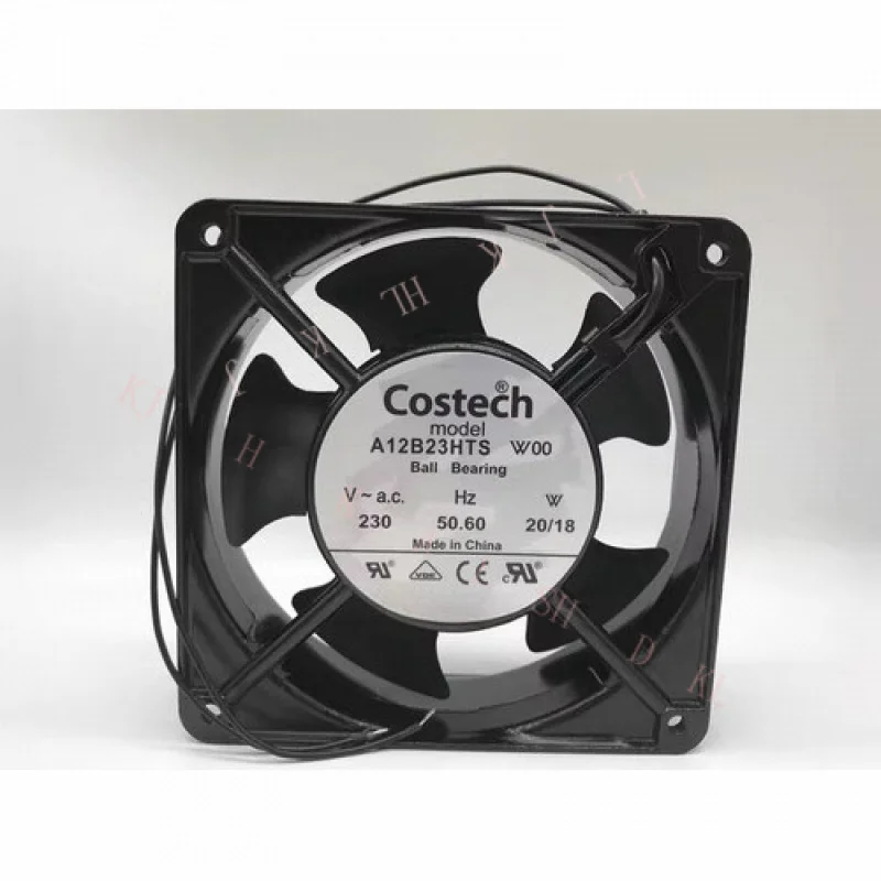 

N NEW FOR Costech 12038 A12B23HTS W00 230V 20/18W Communication 12CM cooling fan