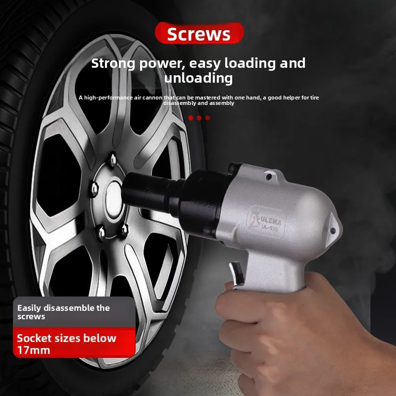 Ulema Piccola Chiave Pneumatica 1/2 Pollici Leggera Piccola Chiave Ad Aria Leggera Strumento di Linea di Montaggio ad Alto Coppia