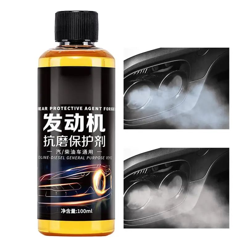 

Engine Anti-Wear Protectant 100ml Engine Protective Noise Reduction Additive Noise Reduction Vehicle Care Tool For Trucks Sedans