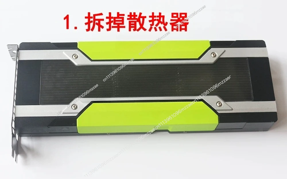 P40 M40 K80 P100 Graphics Card Cooling Modification Three Fan Version 9CM Ultra-thin image 5