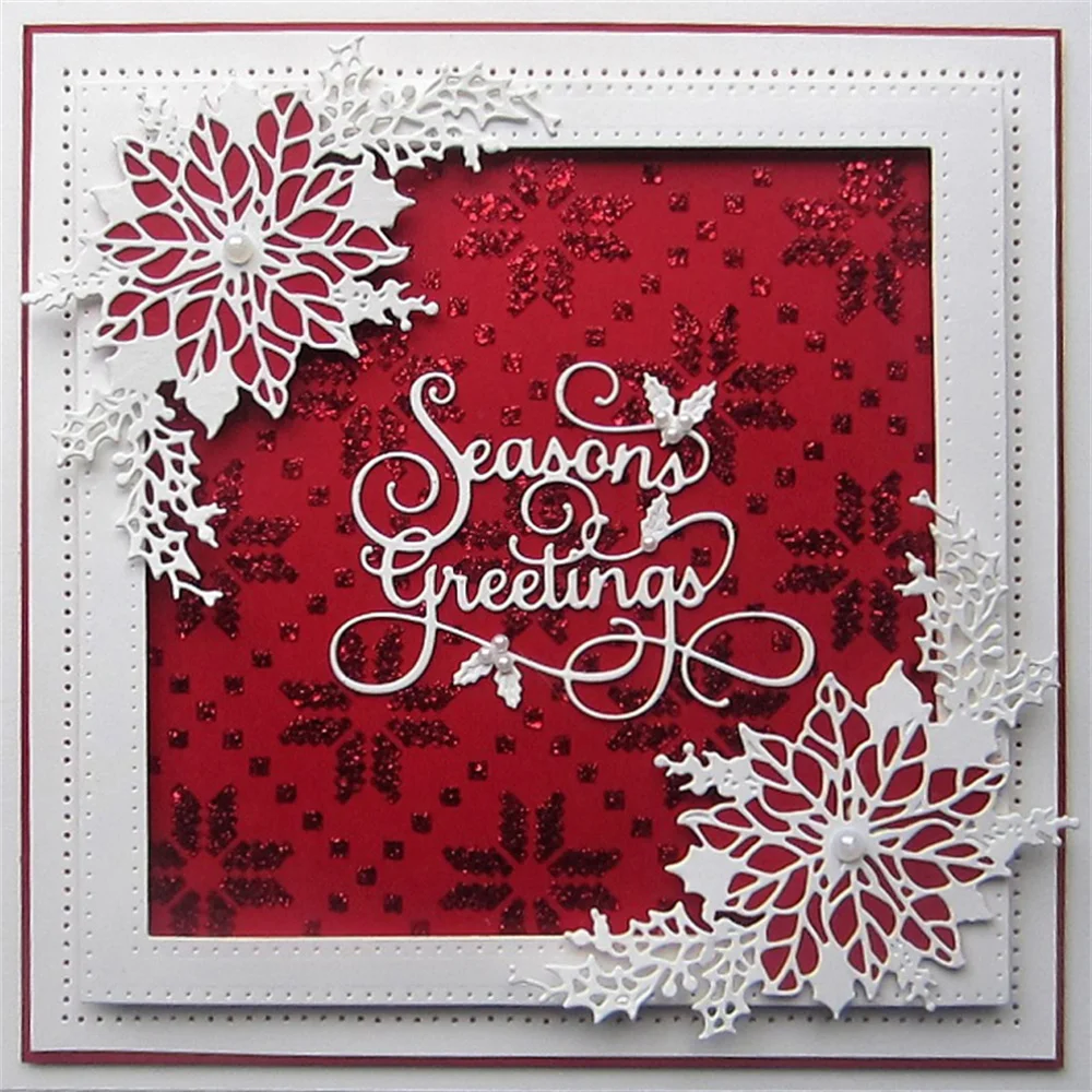 Merry Christmas Sentiments Various Styles Metal Cutting Dies For DIY Scrapbooking Embossed Decoration Craft Card Making