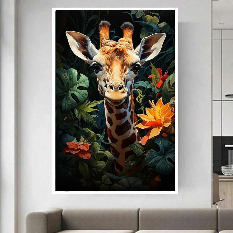 Giraffe Diamond Painting DIY Cross Stitch Kits