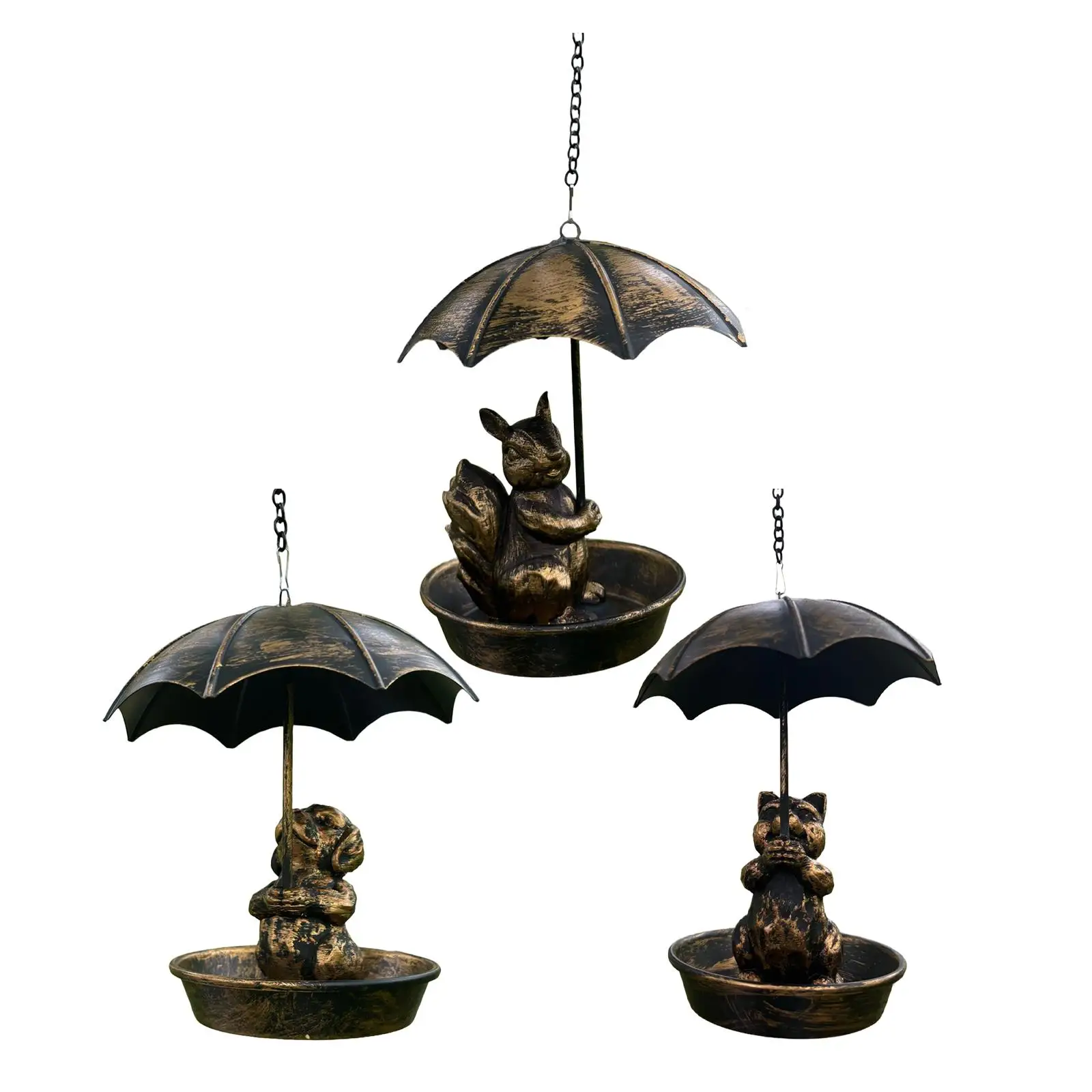 Bird Feeder Sturdy Iron Hummingbird Feeding for Trees Attracting Bird Gift