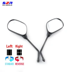 S2R Motorcycle Rearview Rear View Side Mirror for YAMAHA YBR125 XTZ125 XTZ YBR YB 125 Bar End Mirror M10 Screw