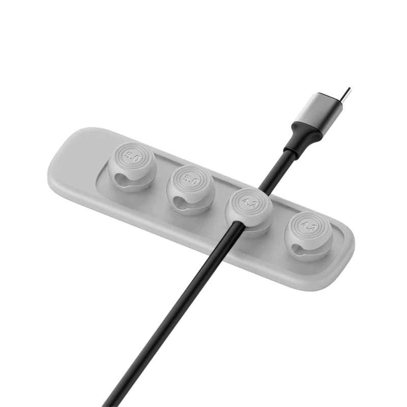 جهاز لف الكابل المغناطيسي، منظم سلك الطاقة الثابت ذاتي اللصق، أجهزة ذكية، مشبك حامل سلك الشحن