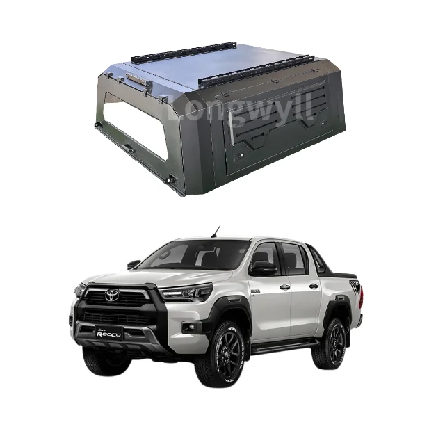

Anti-Dust Truck Topper for Toyota Hilux Rocco Waterproof Smartcap Dual-Door Camper Shell with Ventilation