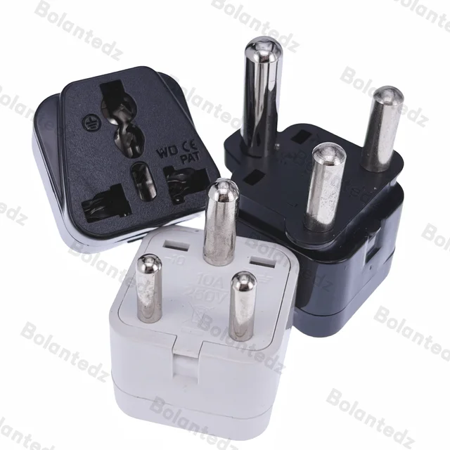 Adaptateur de prise d alimentation pour voyage Afrique du Sud 15A AC 250V Type M grand rond 3 broches conversion indienne Pakistan chine charge AUS AliExpress 44