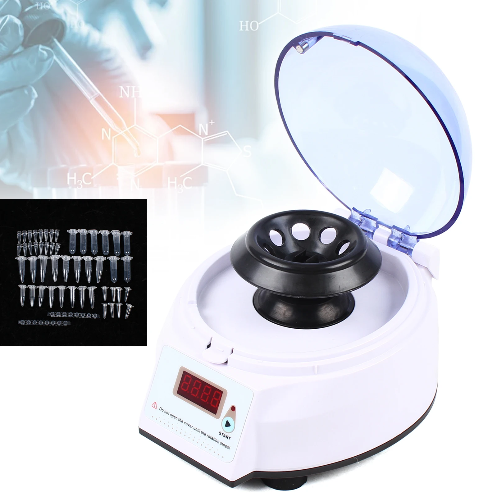 Centrifuge Machine 4000RPM AC Motor ABS Safety Features Replaceable Rotor For Laboratories Universities Research Institutes