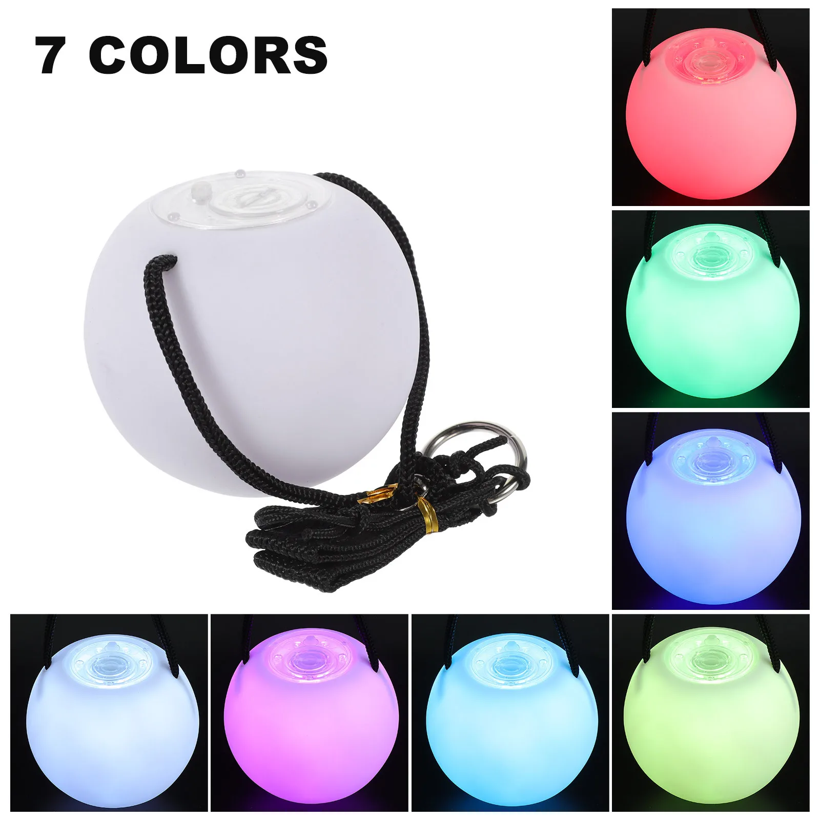 Balles de jonglage lumineuses LED, 2 pièces, brillent dans la nuit, pour Clubs, Festivals, fêtes, jouets de jonglage en plein air